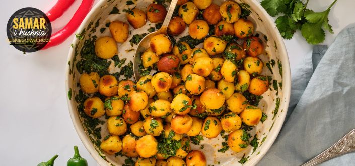 Batata harra, czyli Pom' Noisettes z czosnkiem, oliwą i ziołami