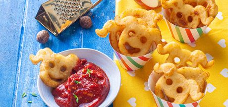 Мордочки з картоплі з домашнім кетчупом